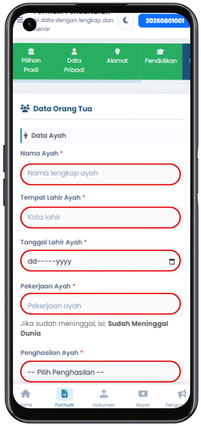 Tutorial Formulir Langkah 8