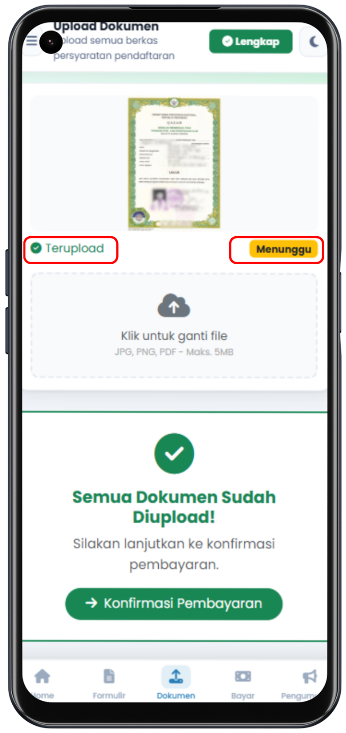 Tutorial Upload Dokumen Langkah 20